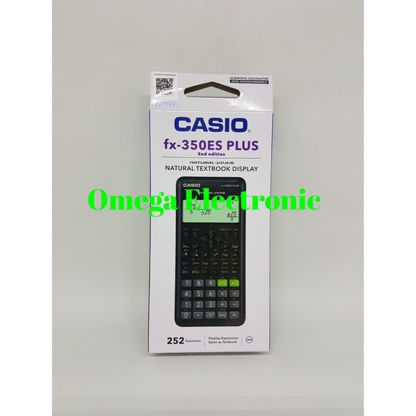 

Terlaris Casio Fx-350Es Plus Scientific Calculator Kalkulator Sekolah Kuliah New