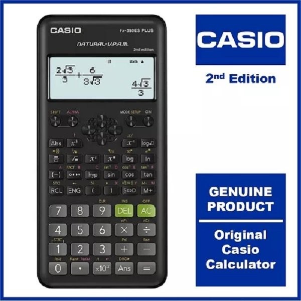 

Terlaris Kalkulator Calculator Scientific Casio Fx350Es Plus Fx 350 Es Plus Ori Original Foto Asli
