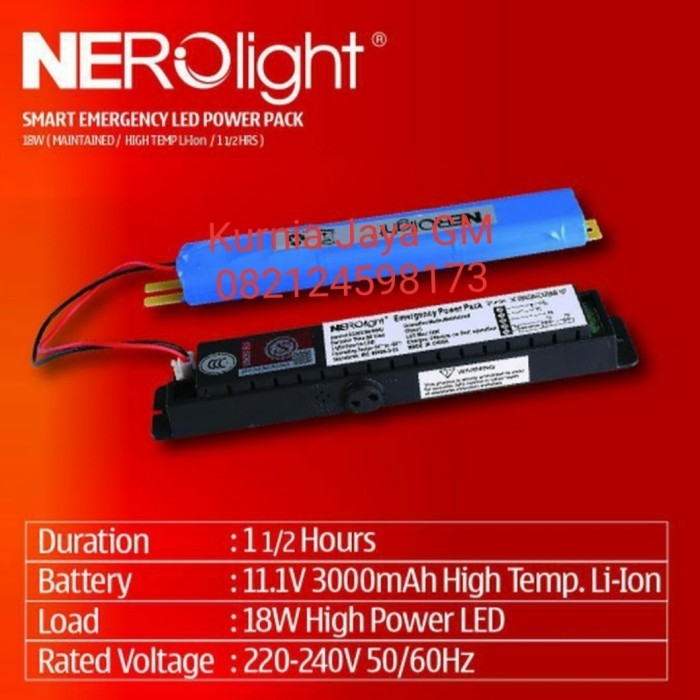 HOT SALE NeroLight Smart Emergency LED Power Pack 18 watt / Batre Emergency LED
