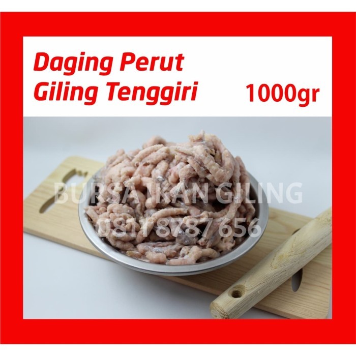 

Daging Perut Tenggiri Giling aka. Daging merah PREMIUM