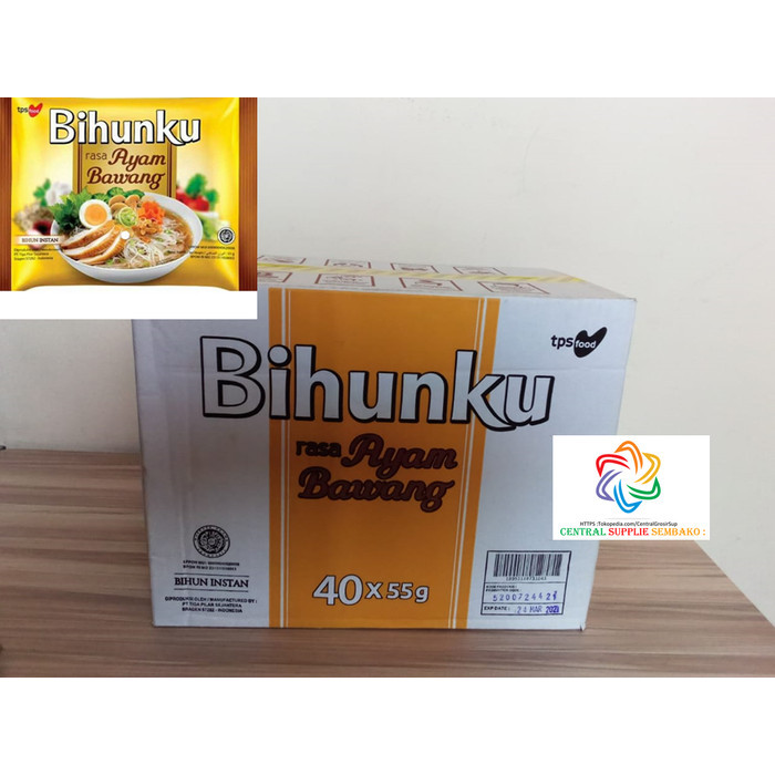 

Bihunku Kuah Rasa Ayam Bawang [55gr /40pcs /1 Karton ] TERJAMIN