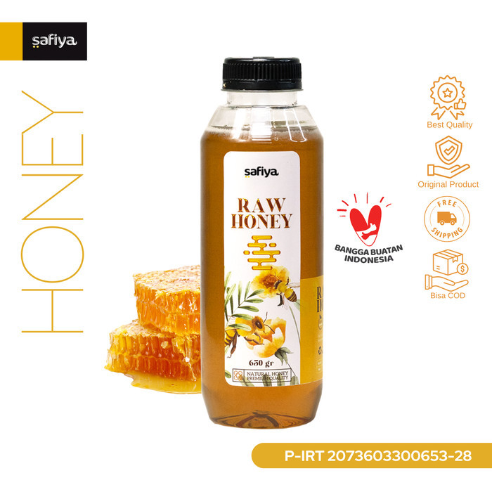 

Madu Murni 650 gr Raw Honey Madu Asli Authentic Safiya Food TERBAIK