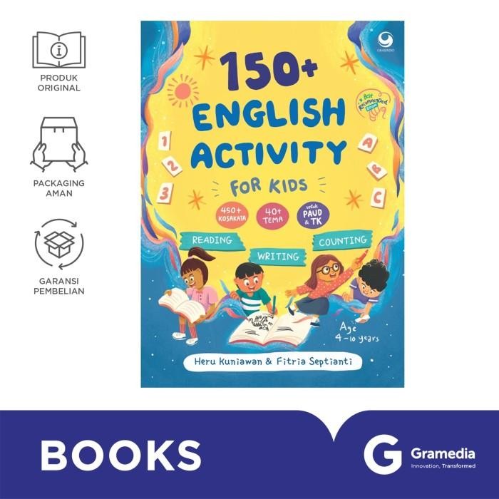 

Buku 150+ English Activity For Kids (Heru Kurniawan)