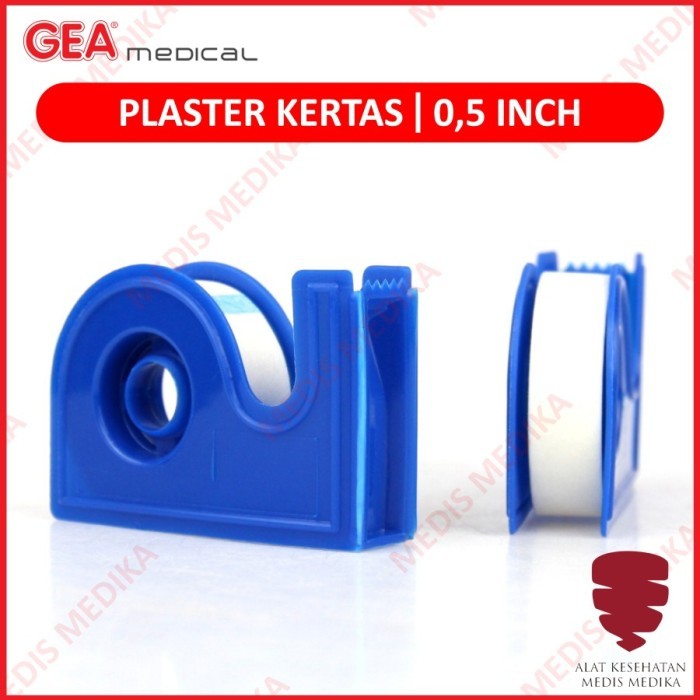 Plaster Kertas Non Woven Plester Infus Paper Tape Micropore Dispenser