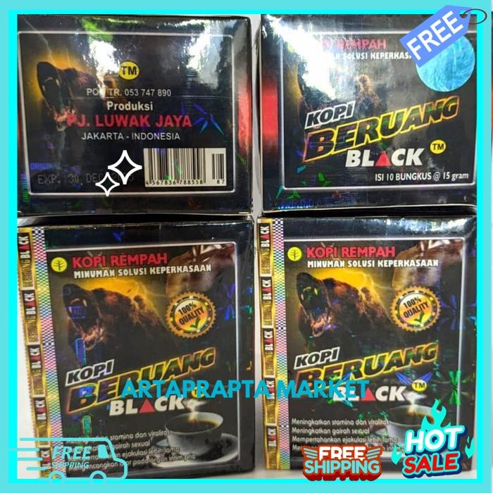 

ARTAPRAPTA MARKET KOPI BERUANG BLACK JOZZZZ KHASIAT BEST SELLER !!