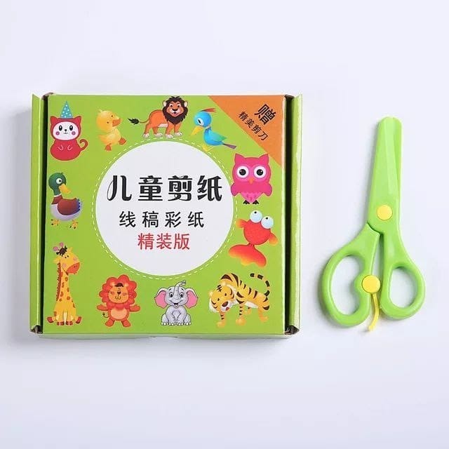 

PROMO! Paper Cut Mainan Edukasi Montessori Melatih Motorik Anak Bonus Gunting