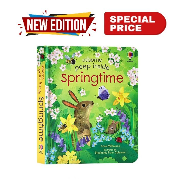 

PROMO! Usborne Peep Inside Springtime Spring Time Board Book