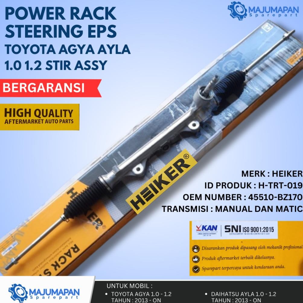 (BERGARANSI) POWER RACK STEERING STERING RACK EPS STEER TOYOTA AGYA AYLA 1.0 1.2 STIR ASSY