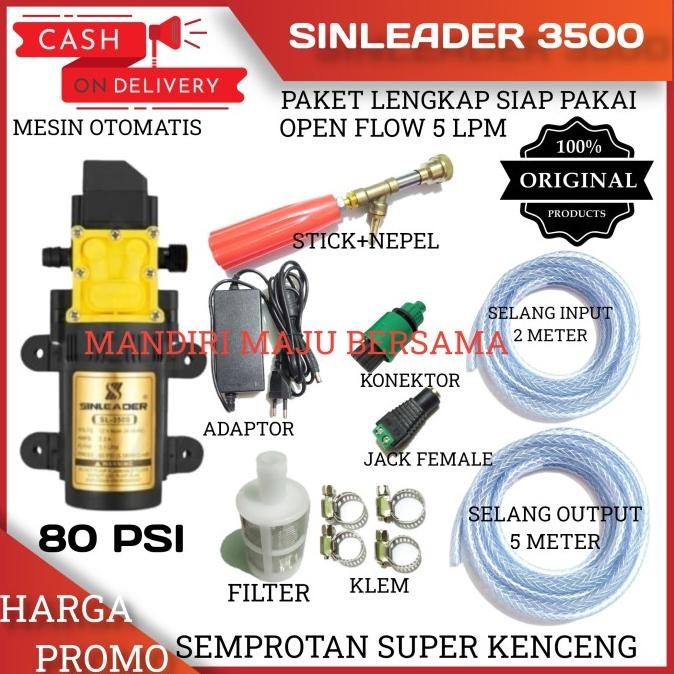ALAT CUCI STEAM MOTOR MOBIL POMPA DC 12V SINLEADER STEAM CUCI AC