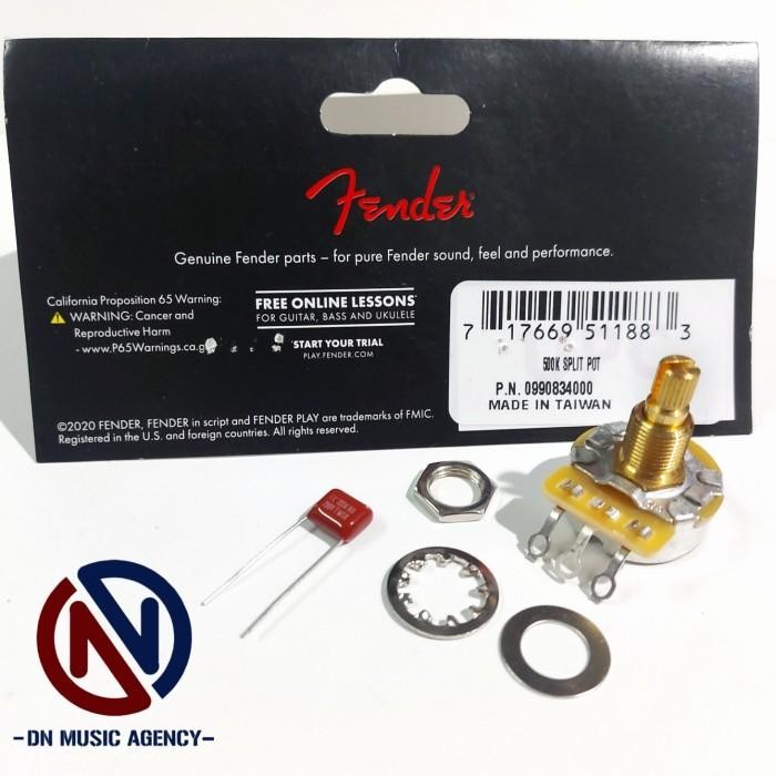 potensio gitar & bass fender 500K by CTS a500k plus kapasitor Import Premium