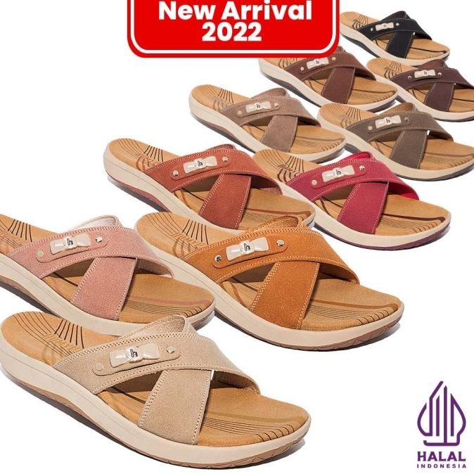 Jual Homyped Hijabers Bellia N42 Sandal Wedges Wanita