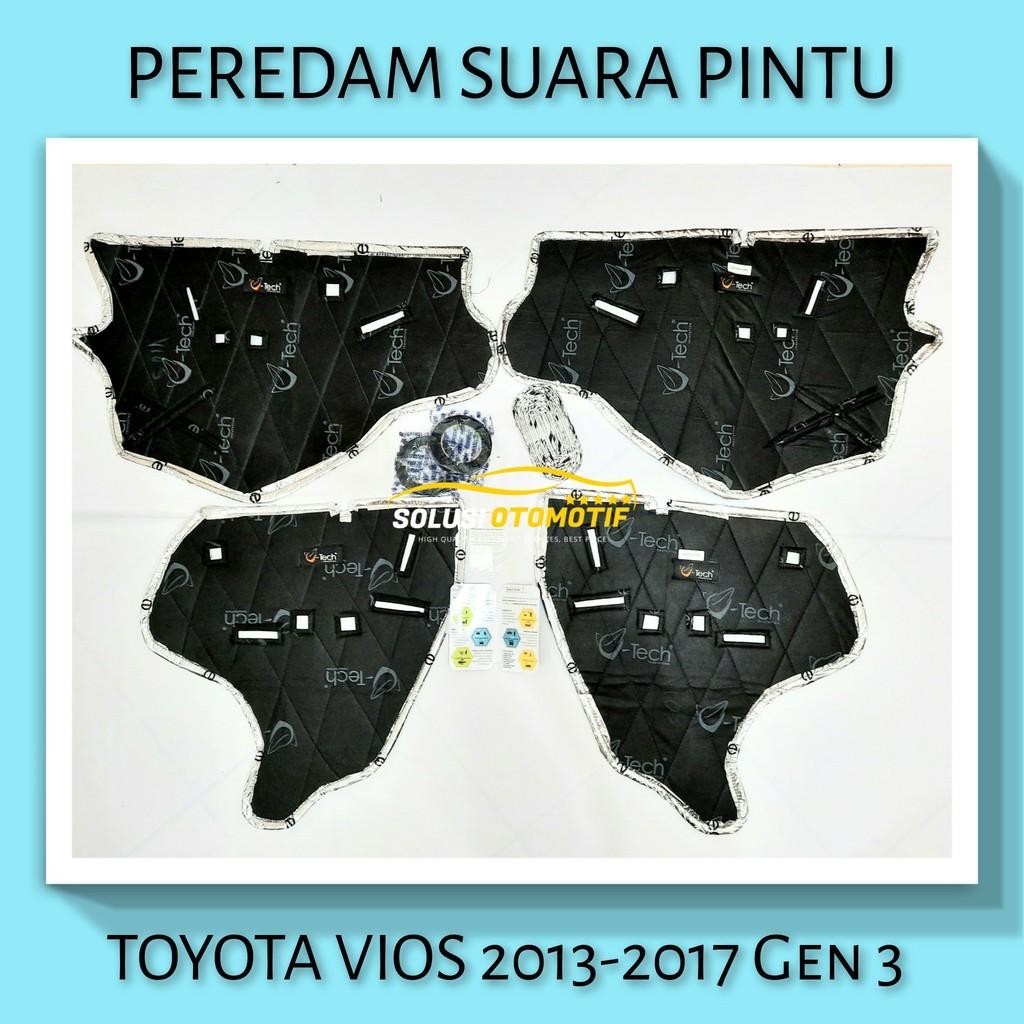 Toyota Vios 2013-2017 Gen 3 Peredam Suara Pintu Aksesoris Mobil Vtech Ori + Peredam Noise Speaker