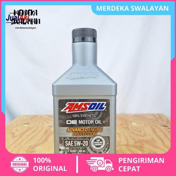AMSOIL OE MOTOR OIL 5W20 FULL SYNTHETIC 946ML TERHITS BY MERDEKA SWALAYAN 