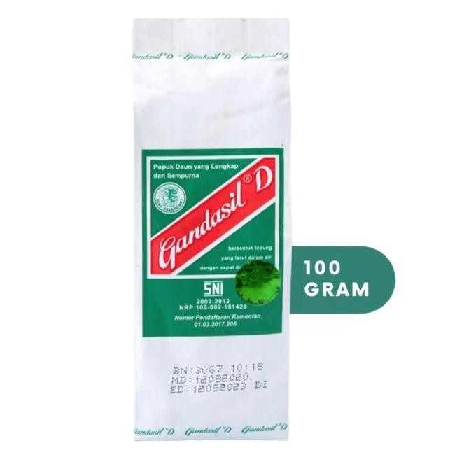 Gandasil D 100Gr Pupuk Daun Gandasil D Produk Original Pabrik