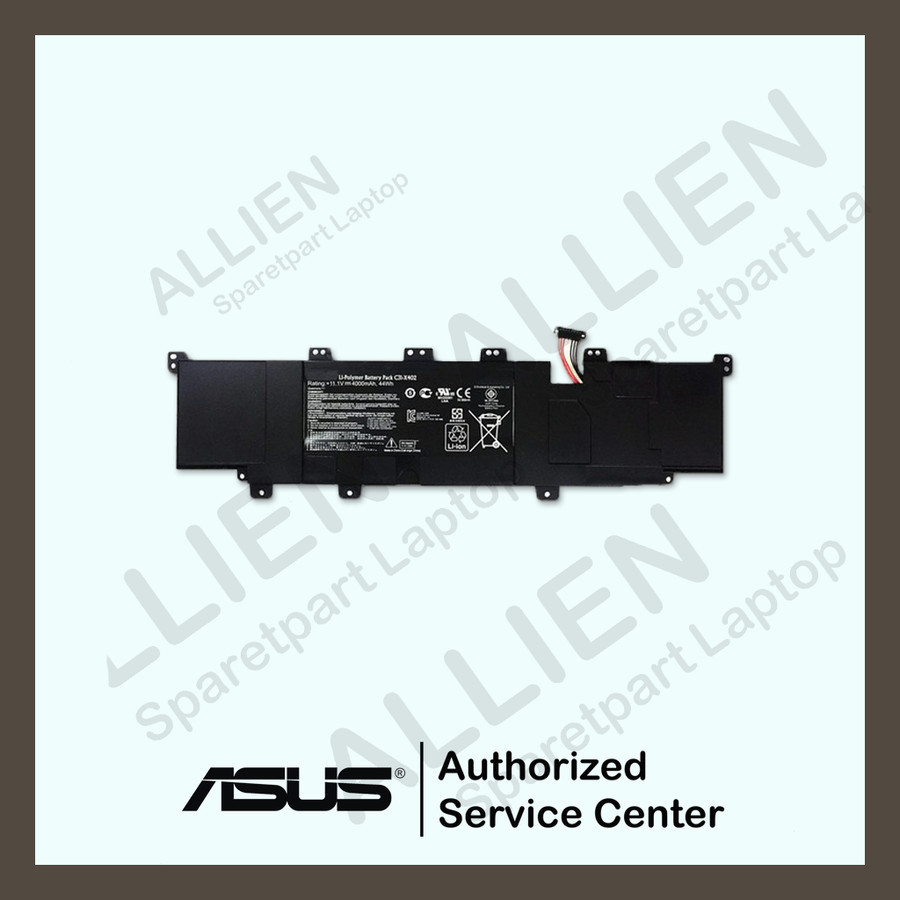 Original Baterai Asus VivoBook S300 S300C S300E S400CA F402CA X402CA V300CA V400CA C31-X402