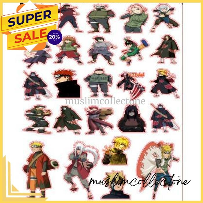 

25PCS ANIME STICKER NARUTO STIKER LABEL THUMBLER HP LAPTOP MOTOR PRODUK PILIHAN