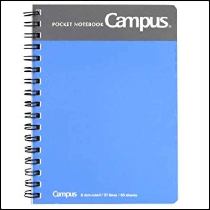 

Kokuyo Twin Ring Notebook A6 With Pocket