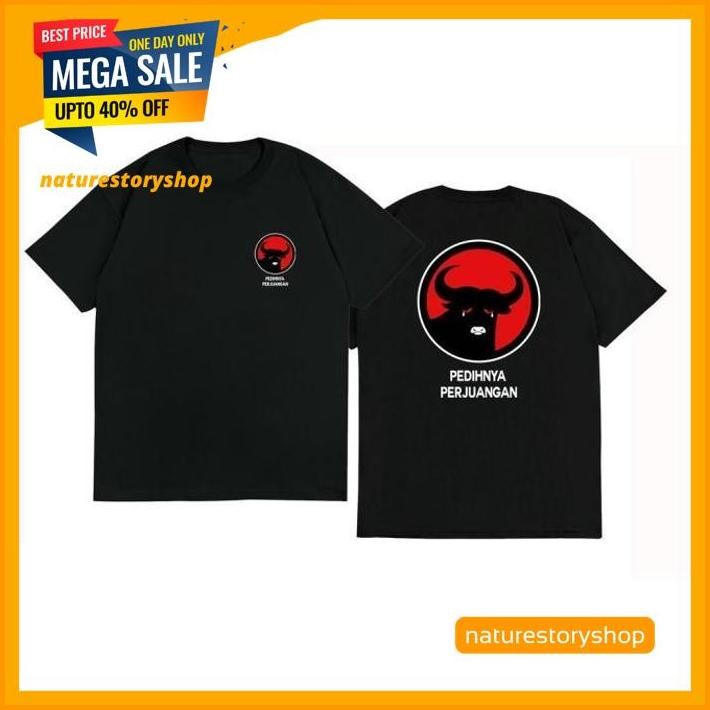 KAOS BAJU MONCONG PEDIH PDIP PERJUANGAN PDI PARTAI DEMOKRASI INDONESIA      BEST SELLER 