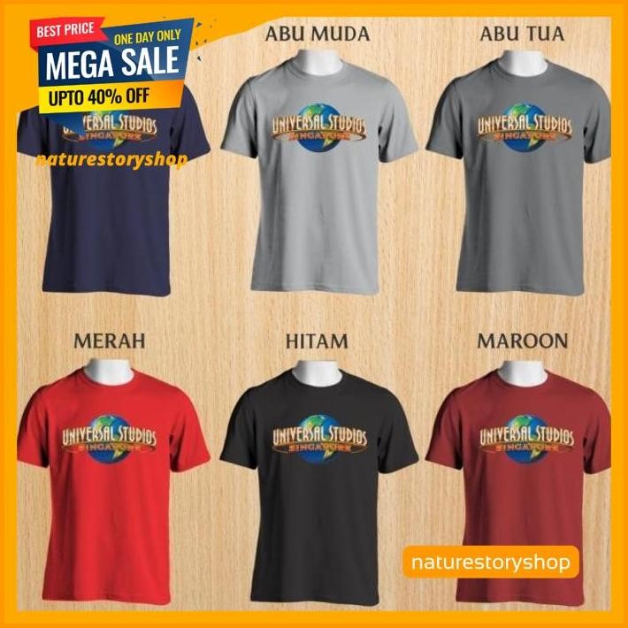 KAOS BAJU SINGAPORE UNIVERSAL STUDIO SINGAPURA SOUVENIR OLEH SUVENIR       BEST QUALITY 