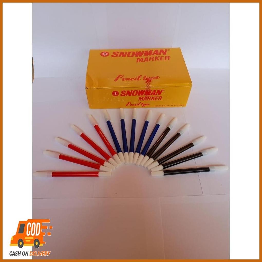 

Flash Sale Sale ( 100 Gram Selusin 12 Pcs ) Color Marker / Spidol Lepas Snowman Warna Kecil Grosir