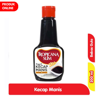 

Tropicana Slim Kecap Manis Bebas Gula Botol 200 ml