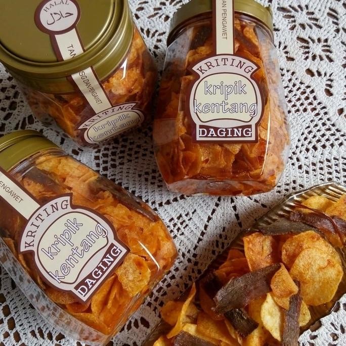 

NEW PRODUK KRITING HOMEMADE (KRIPIK KENTANG DAGING) !!!!!