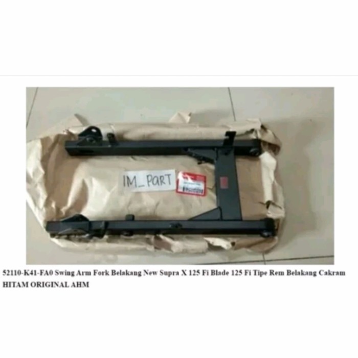 Fork Belakang Capit Udang Swing Arm Honda Blade New Fi- Supra X 125 Fi