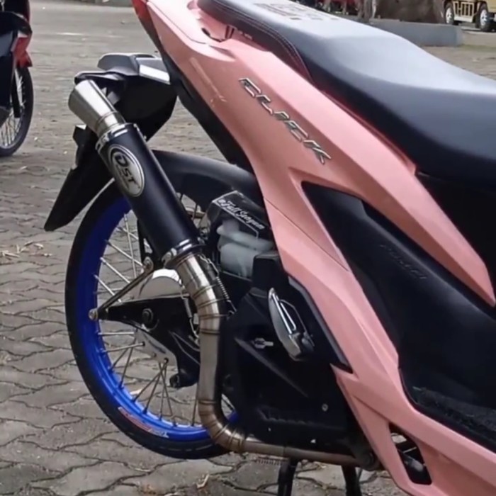 Knalpot Dst Black Series Kobra Aerox Nmax Vario Pcx Mio Beat