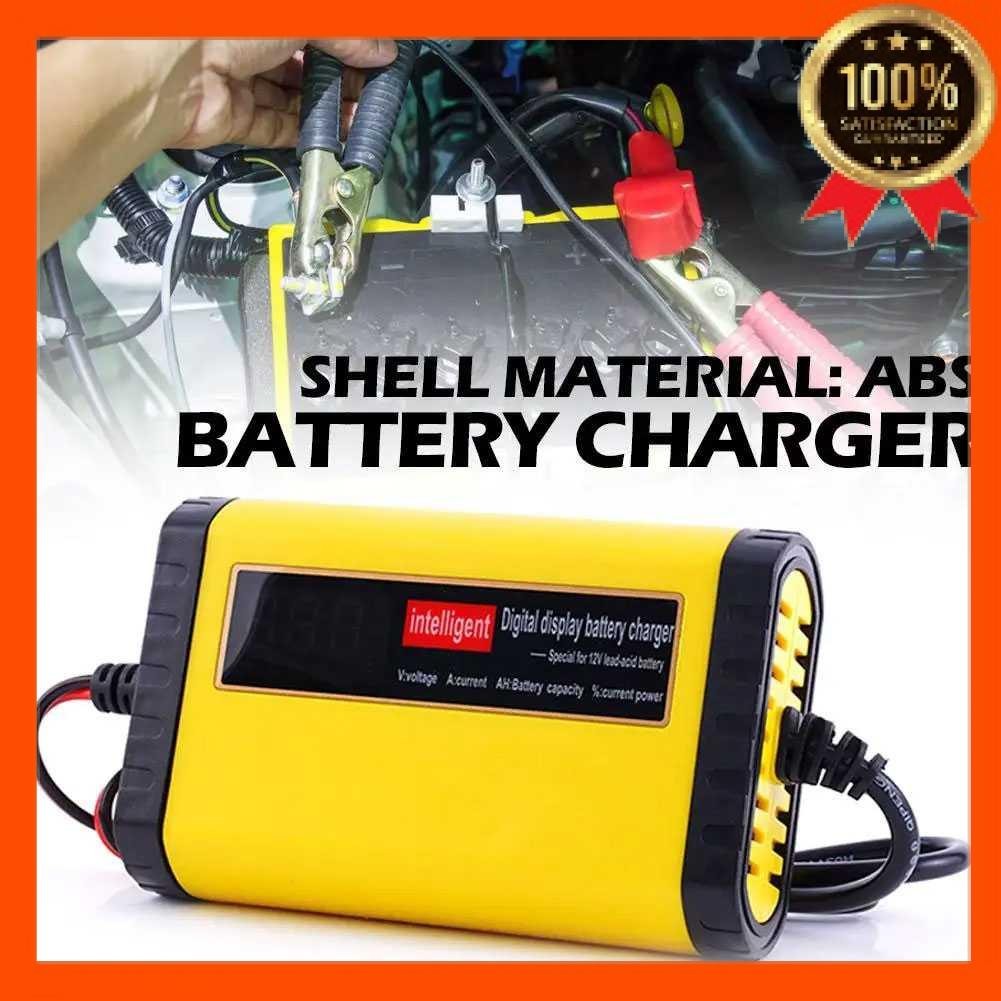 

new OTOHEROES Charger Baterai Aki Mobil Motor LCD 13.8V 2A - C1202-6 dk