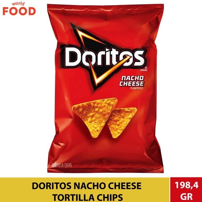 

TERBARU DORITOS NACHO CHEESE TORTILLA CHIPS !!!!!