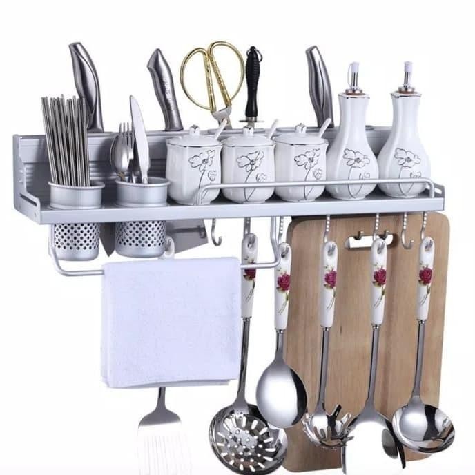 Rak Bumbu Dapur Rak Gantung Serbaguna Rak Peralatan Dapur - Rak Kamar Mandi-Irus-Sutil-Panci-Rak Dap