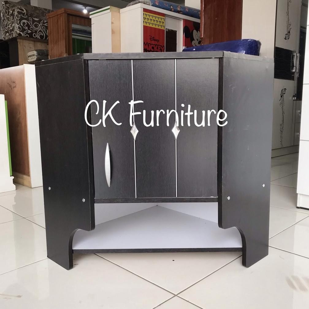 KITCHEN SET SUDUT LEMARI DAPUR SUDUT GANTUNG KITCHEN SET ATAS RAK DAPUR DINDING KSA-8433