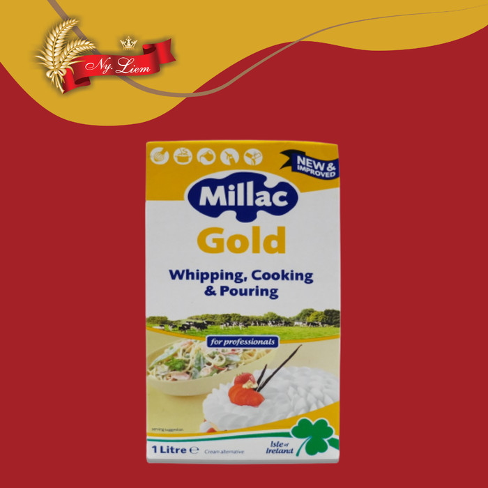 

CUCI GUDANG MILLAC Gold Whipping, Cooking, and Baking 1 liter (GOJEK/GRAB Only) Kode 637