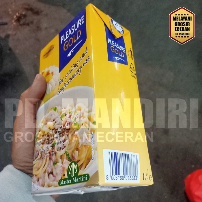 

GRATIS ONGKIR PLEASURE GOLD COOKING CREAM 1 L / KRIM MASAK Kode 1096