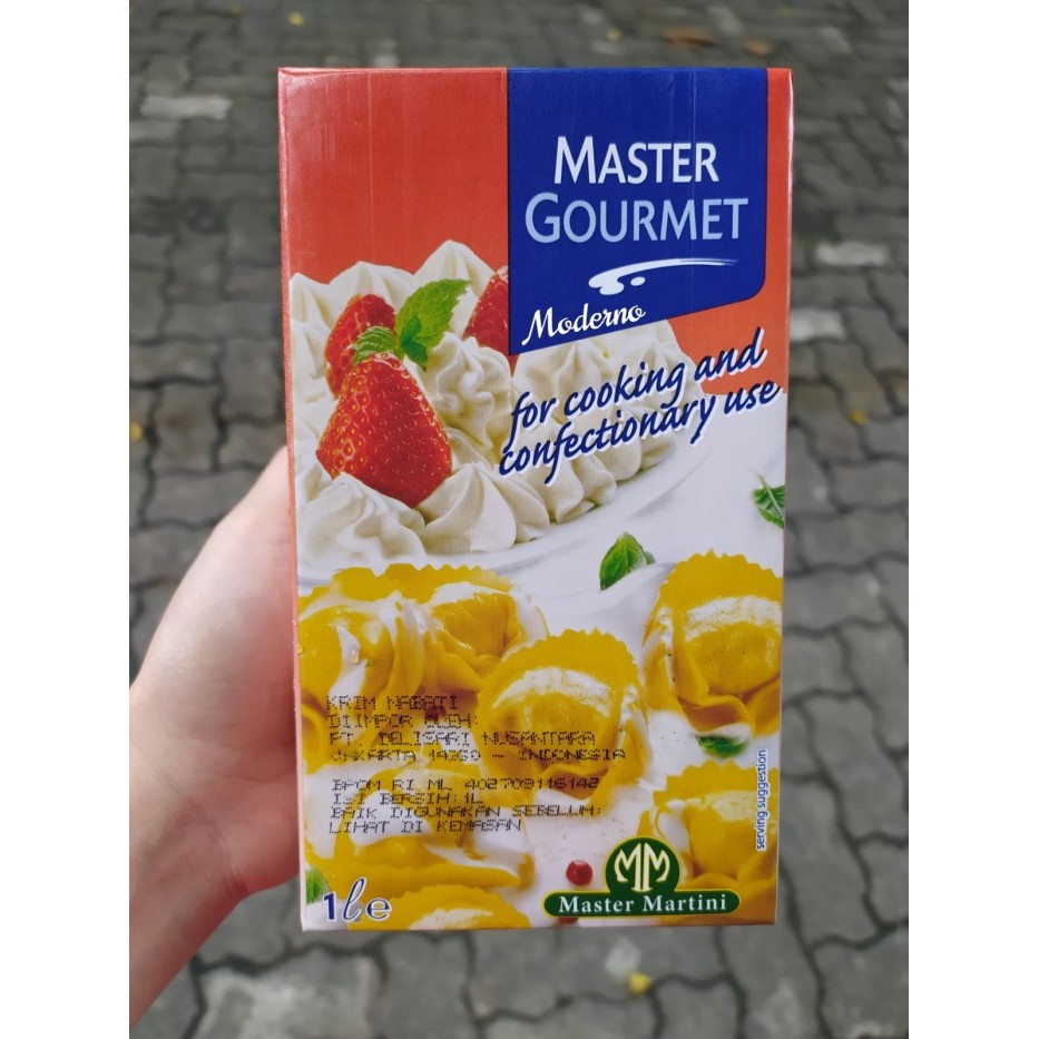 

TERJAMIN MASTER GOURMET Cooking Cream Krim 1 Liter Kode 559