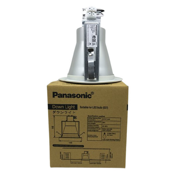 DOWNLIGHT PANASONIC 4" 4 INCH IN L SERIES NLP71312 - Putih