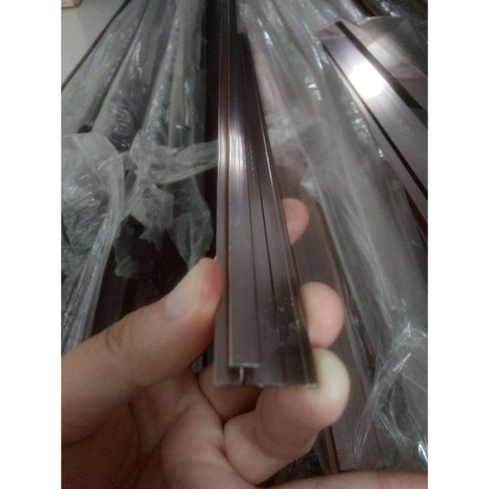 List Aluminium Wall Board / Pvc Marmer List Lis Penutup Celah Frame Edging Alumunium New