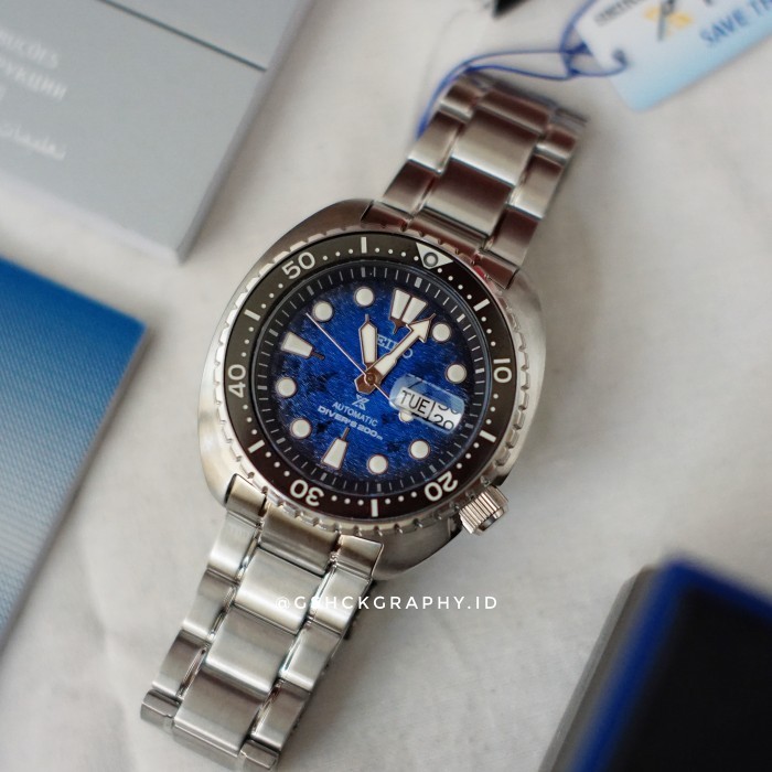 Seiko Srpe39K1 Srpe39 Turtle Save The Ocean "Manta Ray" Kirim Hari Ini