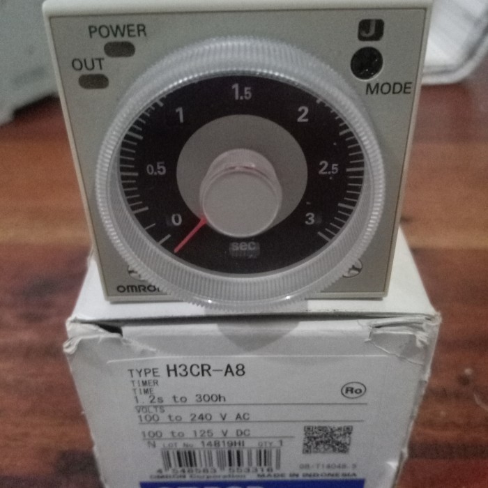 timer H3CR-A8 100-240VAC omron / H3CR A8 omron asli