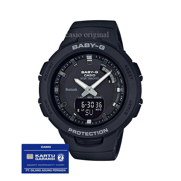 Jam Tangan Casio Baby-G Bluetooth Bsa-B100-1A Bsa B100 Teruji