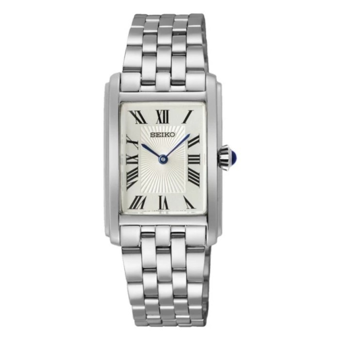Jam Tangan Seiko Wanita Swr083P1 Quartz Silver Dial Water Resist 5 Bar Swr083 Newsale