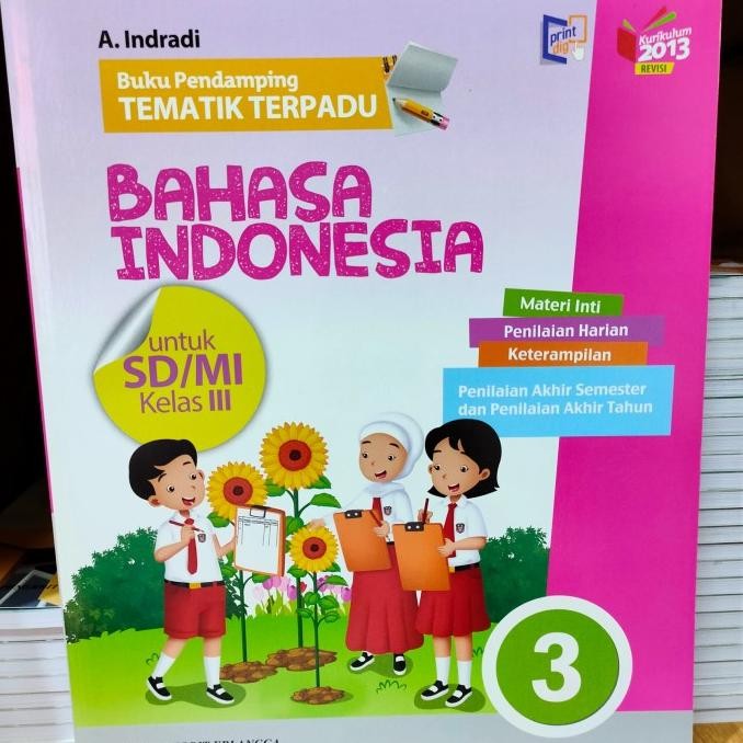 

Buku Pendamping Tematik Terpadu Bahasa Indonesia SD kelas 3 Erlangga