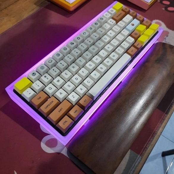 Case Daxa M84 Pro Acrylic Tofu Look Layout 80 Mechanical Keyboard