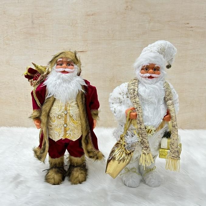 

Sale! Dekorasi Aksesoris Boneka Santa Natal Besar Hiasan Meja SJ Store