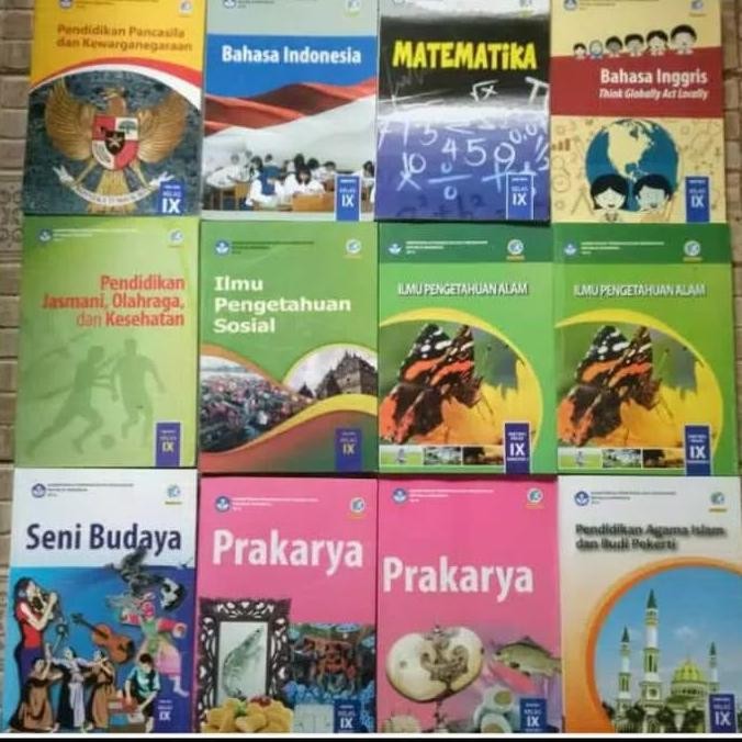 

paket satu tahun buku siswa SMP k13 Dikbud kelas 9 edisi terbaru