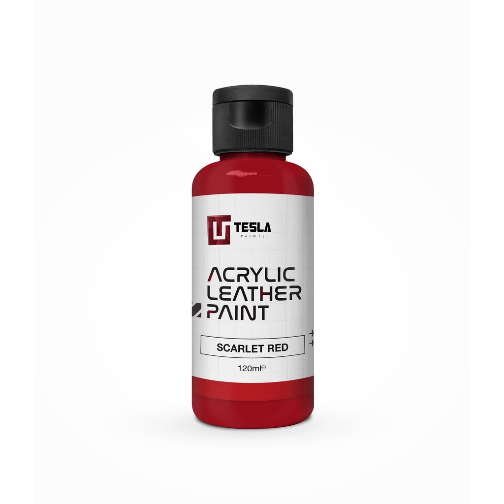 

ACRYLIC LEATHER PAINT - 120ML - SCARLET RED