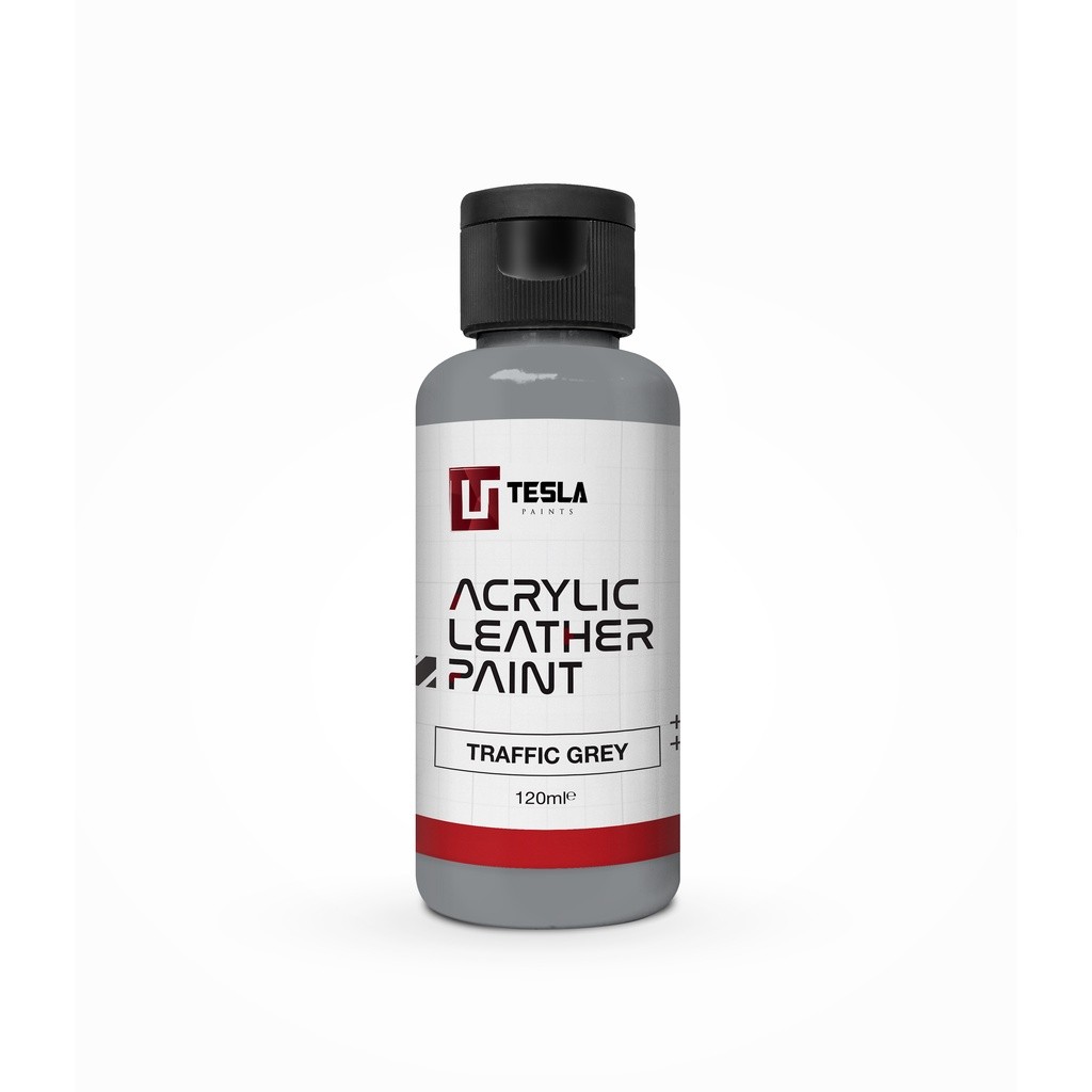 

ACRYLIC LEATHER PAINT - 120ML - TRAFFIC GREY