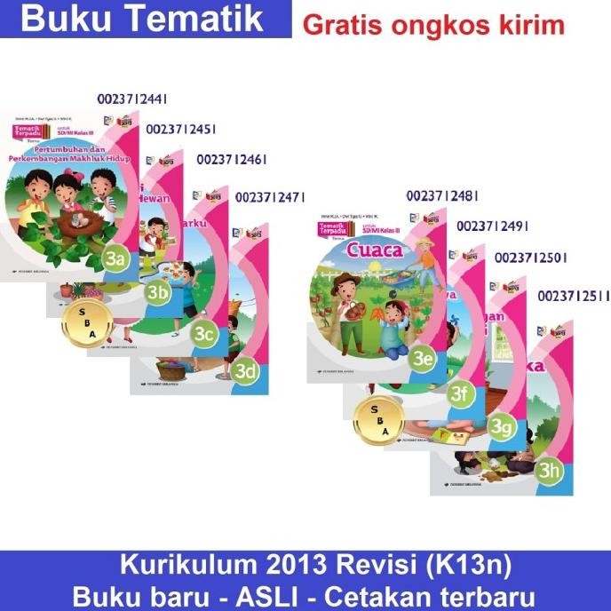 

Buku Tematik Terpadu Kelas 3 SD Kurikulum 2013 Revisi K13n Erlangga