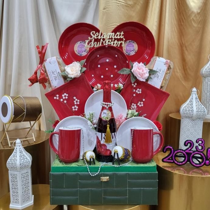 

Sale! Paket Dekorasi Lebaran Idul Fitri Hampers Parcel Hadiah Kue Kering 032