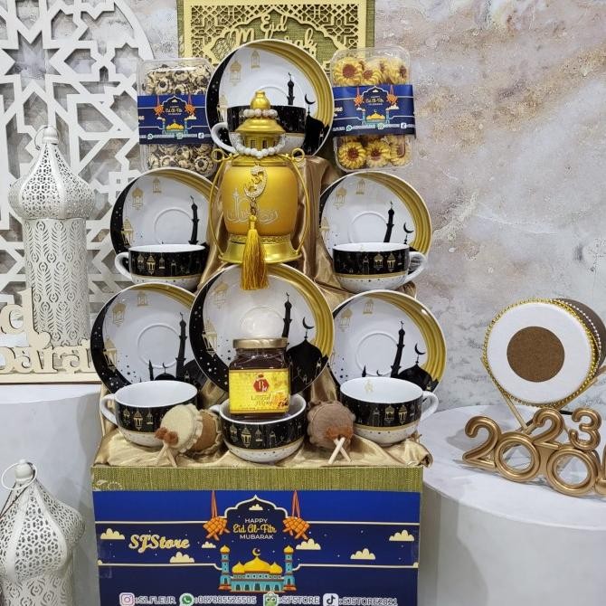 

Sale! Paket Dekorasi Lebaran Idul Fitri Hampers Parcel Hadiah Kue Kering 020